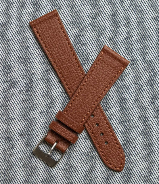 Windup Watch Shop Strap 19mm / Tawny Brown Wyckoff