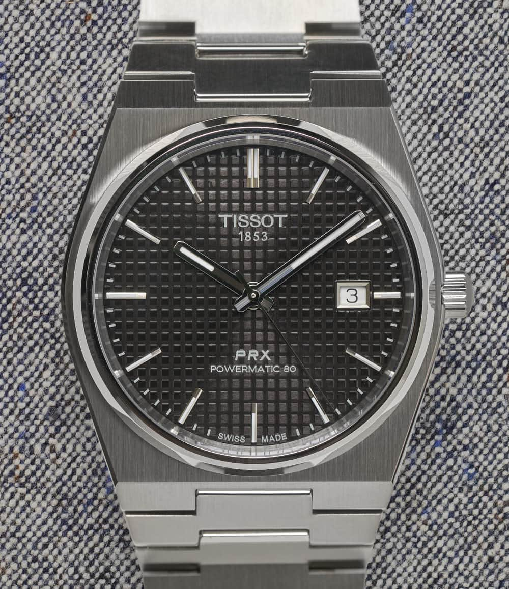 Tissot Watch Black PRX POWERMATIC 80 40MM