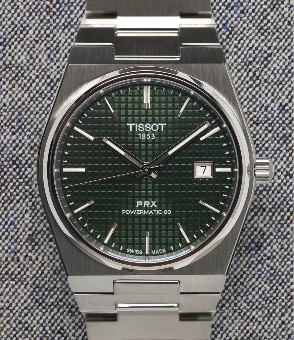 Tissot Watch Green PRX POWERMATIC 80 40MM