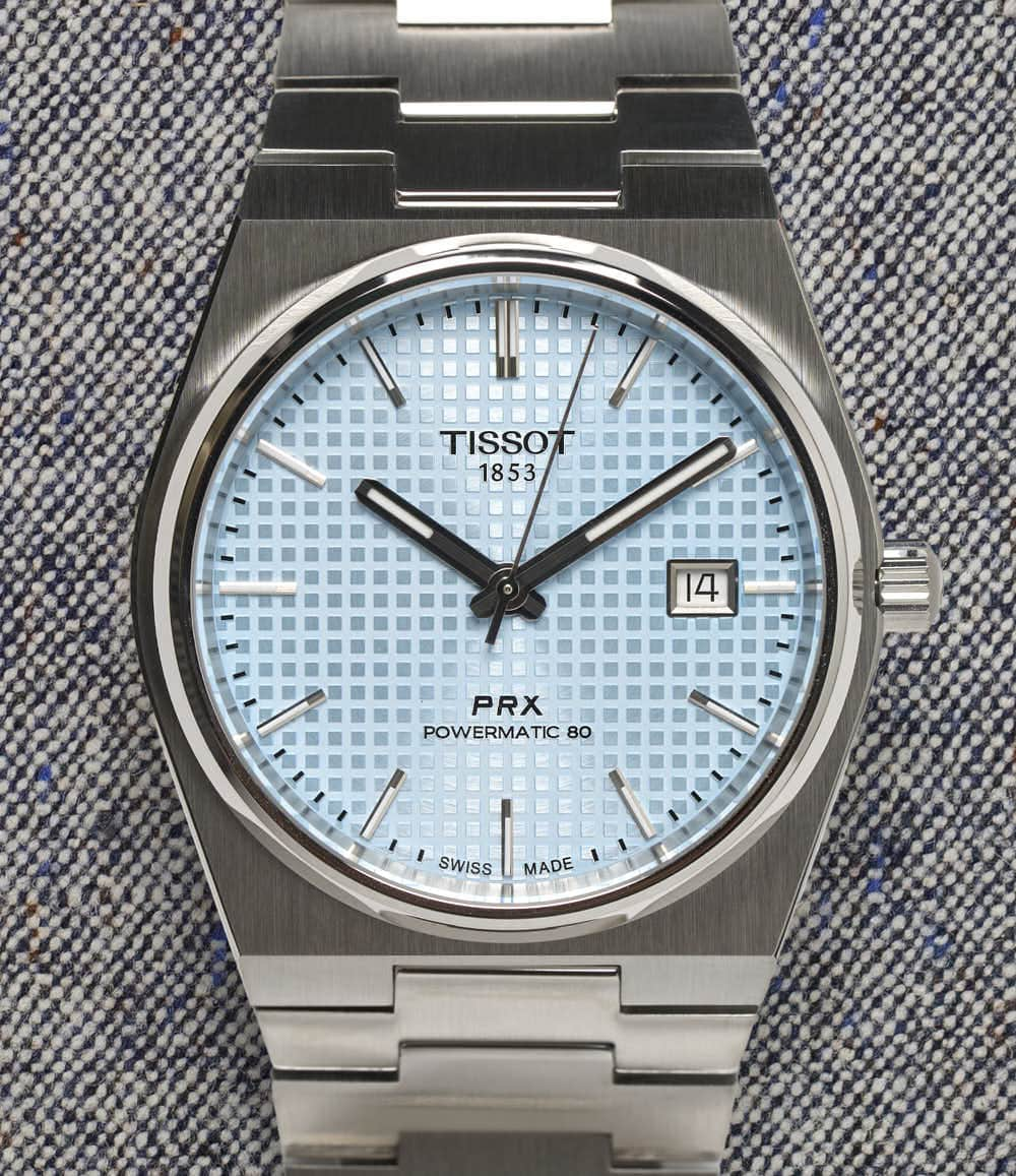 Tissot Watch Sky Blue PRX POWERMATIC 80 40MM