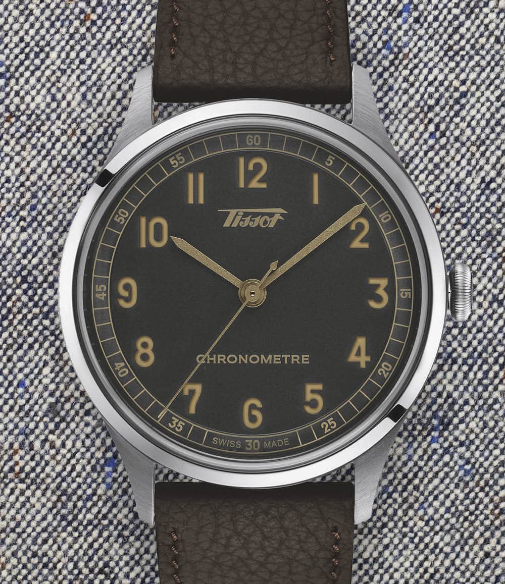 Tissot Watch Black Heritage Gent Auto COSC 1938 39mm