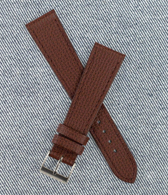 Windup Watch Shop Strap 19mm / Mahogany Wyckoff