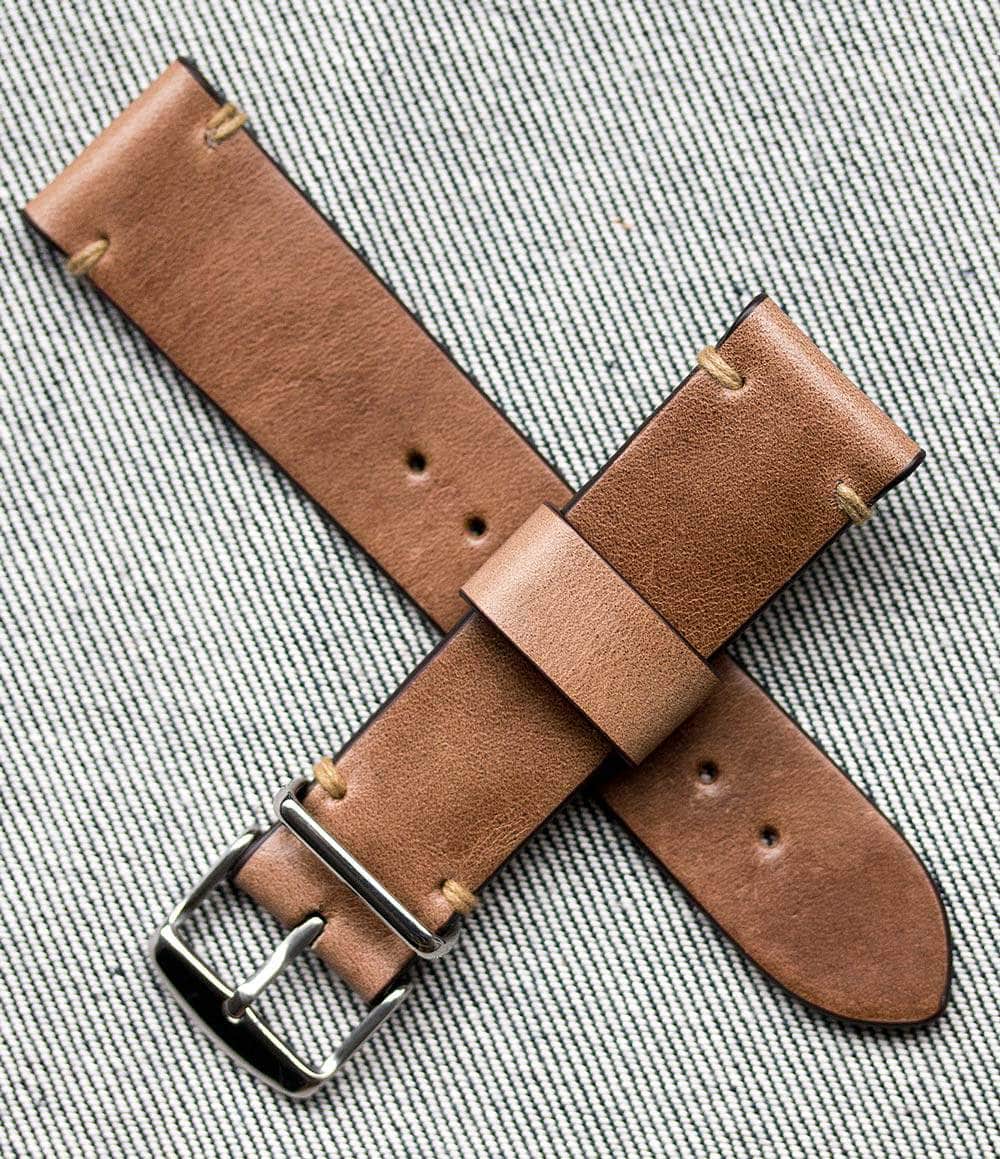 Worn & Wound Strap Natural / 18mm / Brushed Model 2 Premium